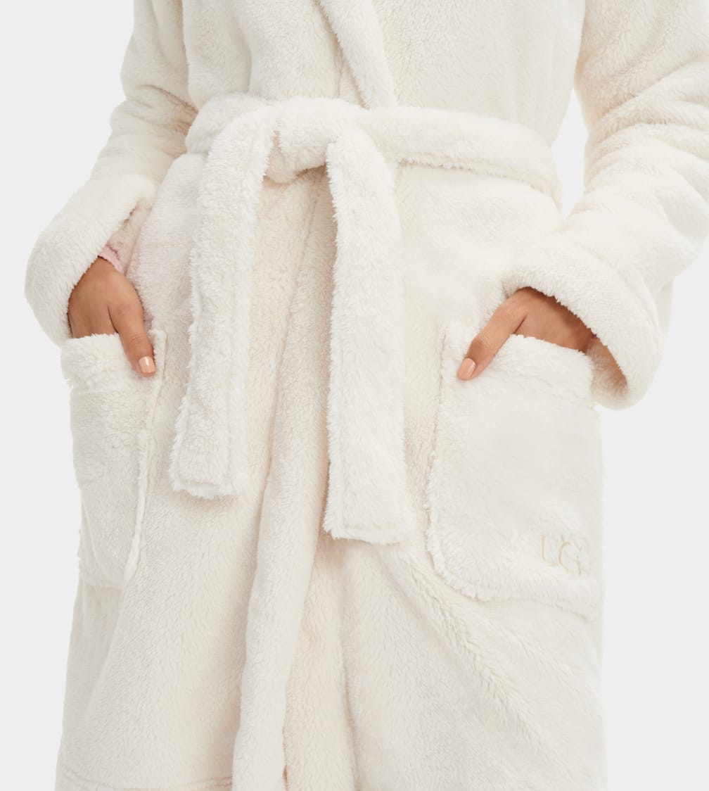 Ropa De Dormir Ugg Aarti Plush Robe Mujer Creme | Argentina UQXJCVE-93