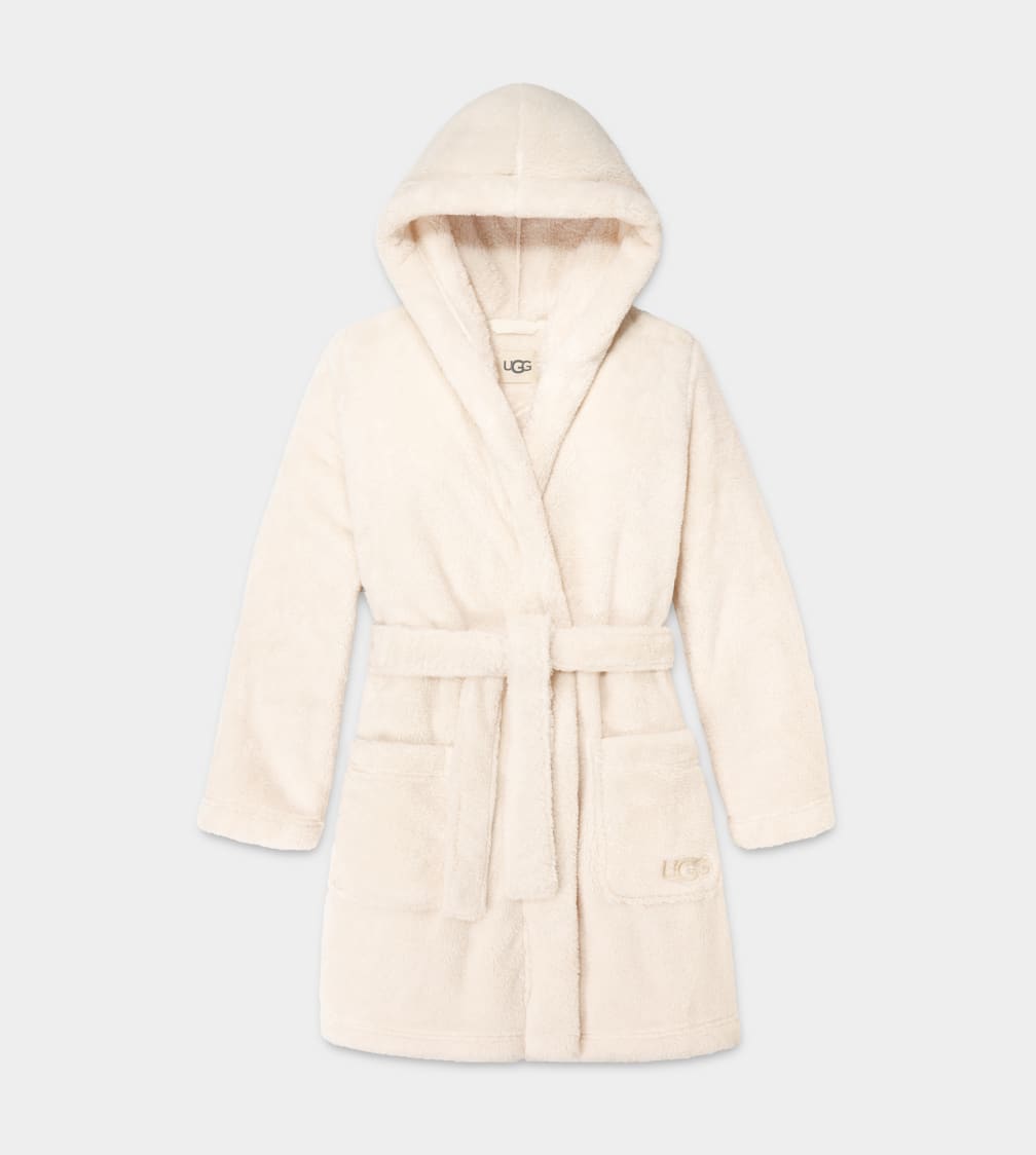 Ropa De Dormir Ugg Aarti Plush Robe Mujer Creme | Argentina UQXJCVE-93