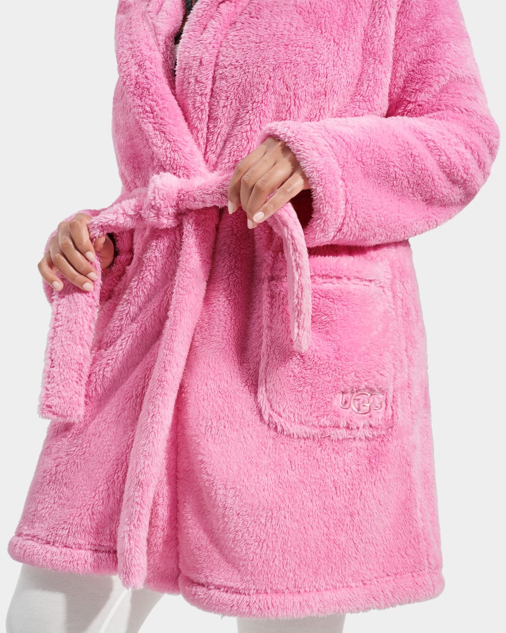 Ropa De Dormir Ugg Aarti Plush Robe Mujer Rosas | Argentina OJEHRKA-81