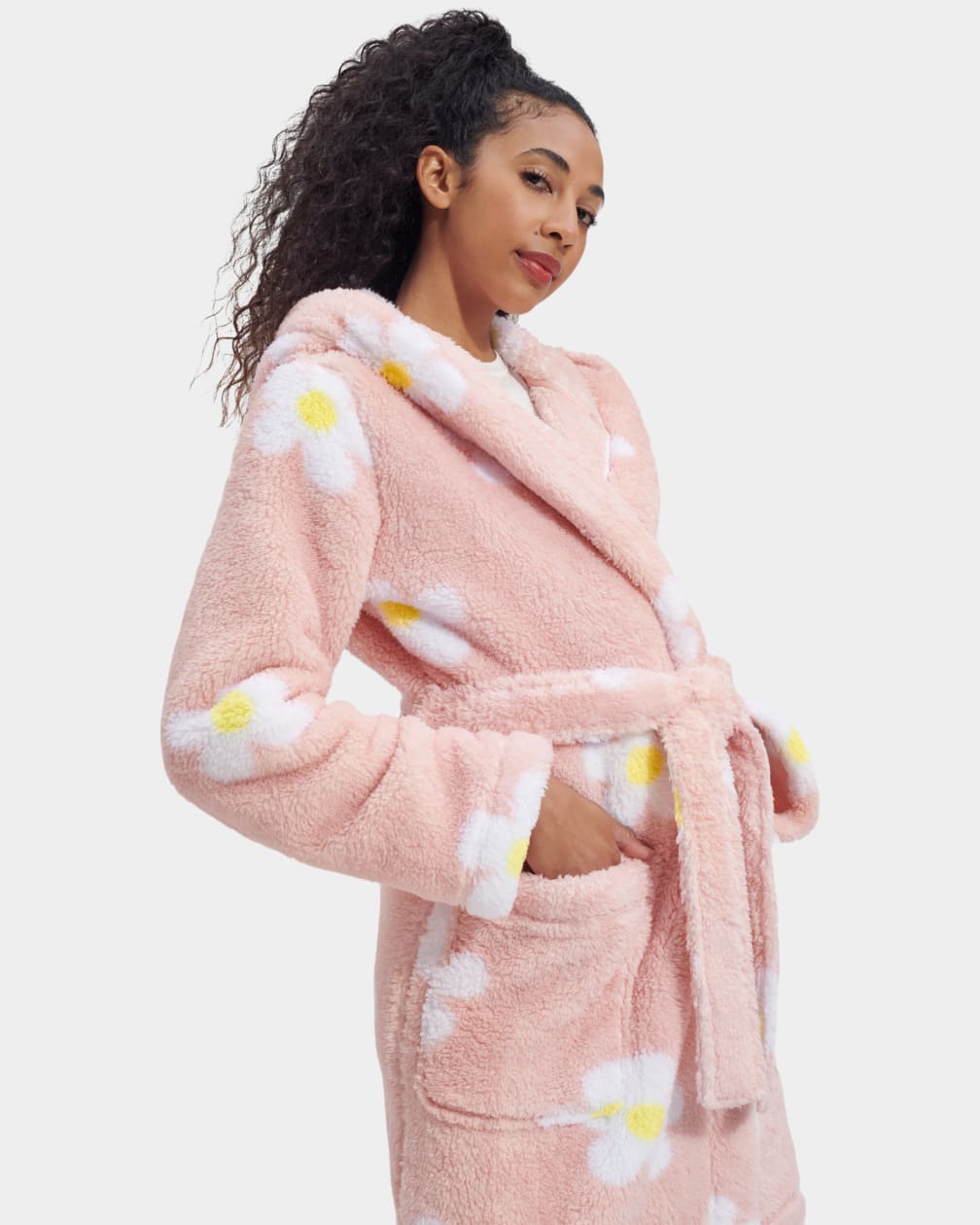 Ropa De Dormir Ugg Aarti Plush Robe Mujer Rosas | Argentina BCTMNOS-96