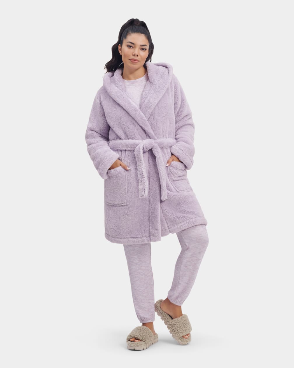 Ropa De Dormir Ugg Aarti Plush Robe Mujer Moradas | Argentina AUOWPIJ-68