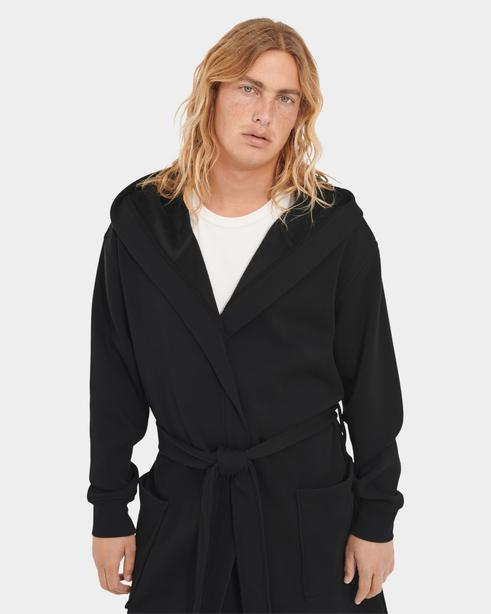 Ropa De Dormir Ugg Leeland Robe Hombre Negras | Argentina FJBTVEW-68