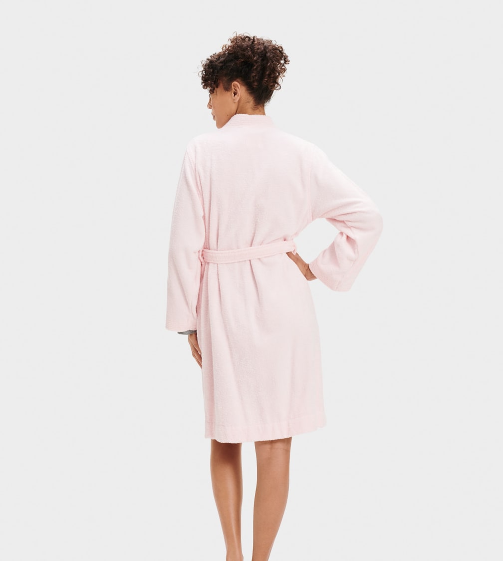 Ropa De Dormir Ugg Lorie Terry Robe Mujer Rosas | Argentina BLHGUWP-31