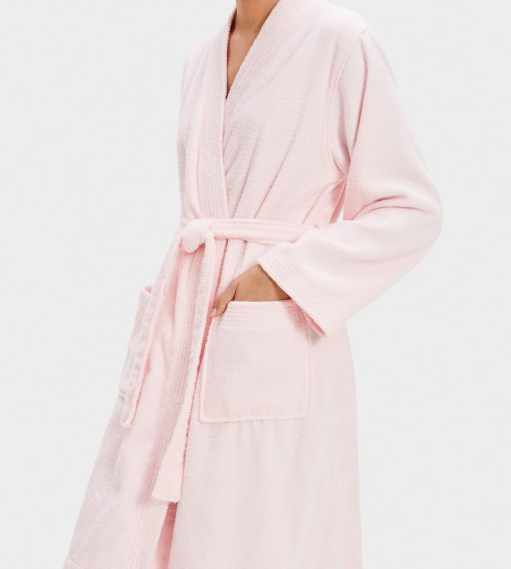 Ropa De Dormir Ugg Lorie Terry Robe Mujer Rosas | Argentina BLHGUWP-31