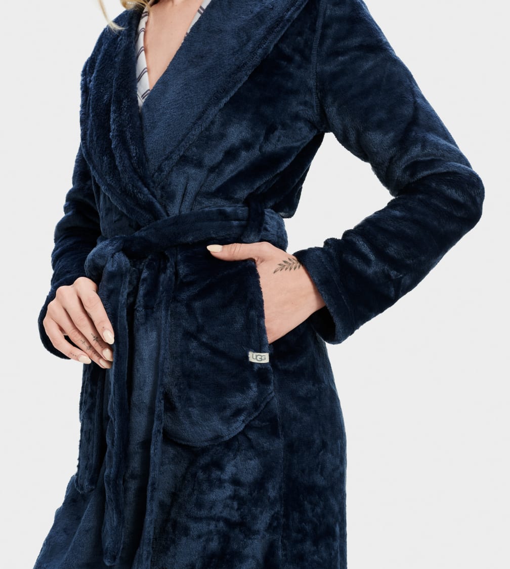 Ropa De Dormir Ugg Miranda Fleece Robe Mujer Indigo | Argentina HCABREY-63