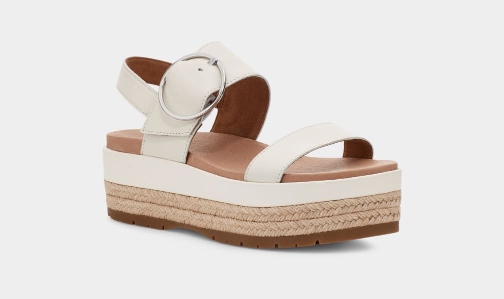 Sandalias Ugg April Mujer Beige | Argentina KBITSLJ-54