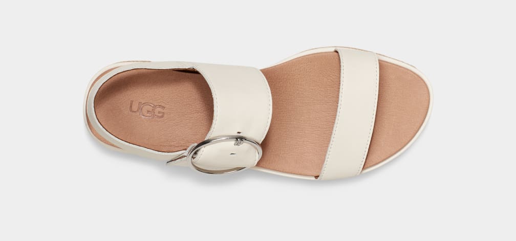 Sandalias Ugg April Mujer Beige | Argentina KBITSLJ-54