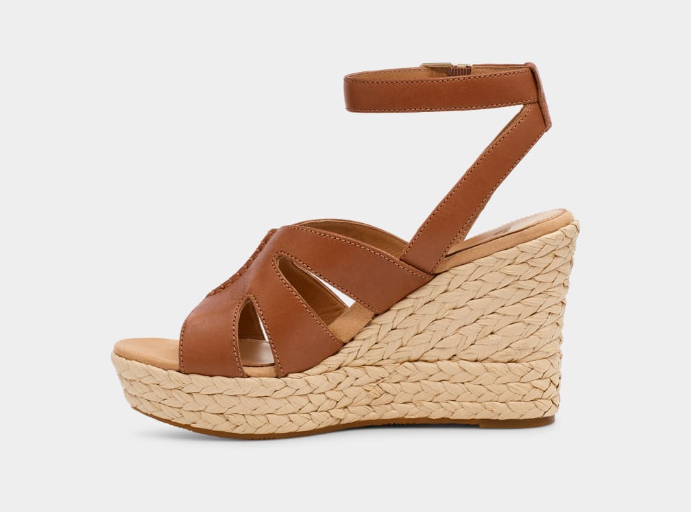 Sandalias Ugg Careena Mujer Marrones | Argentina DTFYQKJ-80