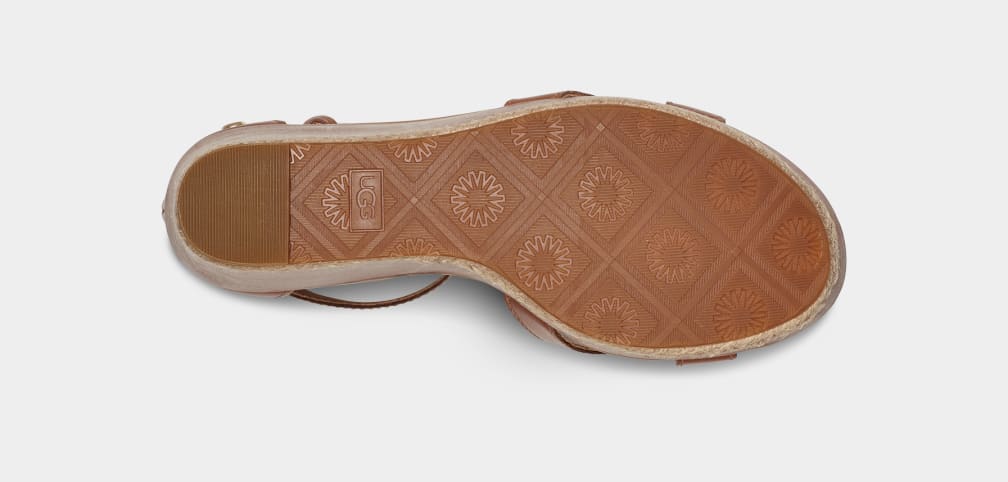 Sandalias Ugg Ezrah Mujer Marrones | Argentina XZKBHWV-47