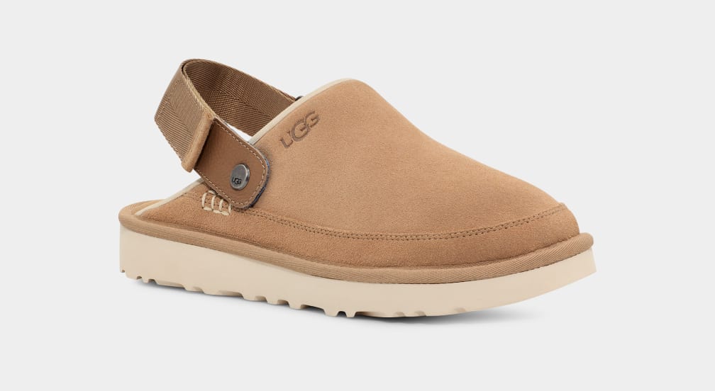 Sandalias Ugg Goldencoast Hombre Marrones | Argentina XBMOWFQ-49