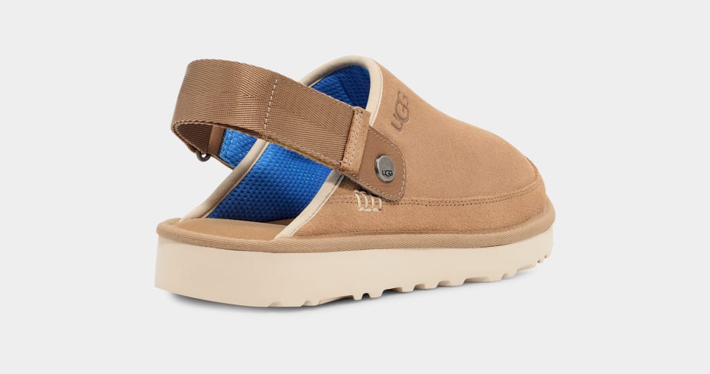 Sandalias Ugg Goldencoast Hombre Marrones | Argentina XBMOWFQ-49