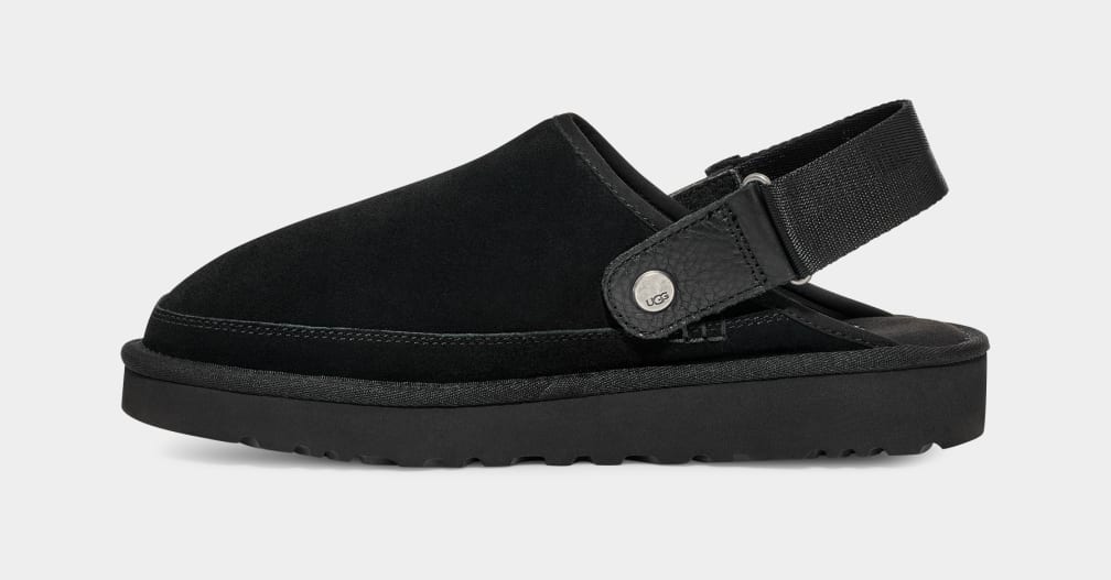 Sandalias Ugg Goldencoast Hombre Negras | Argentina VQPZXDI-96