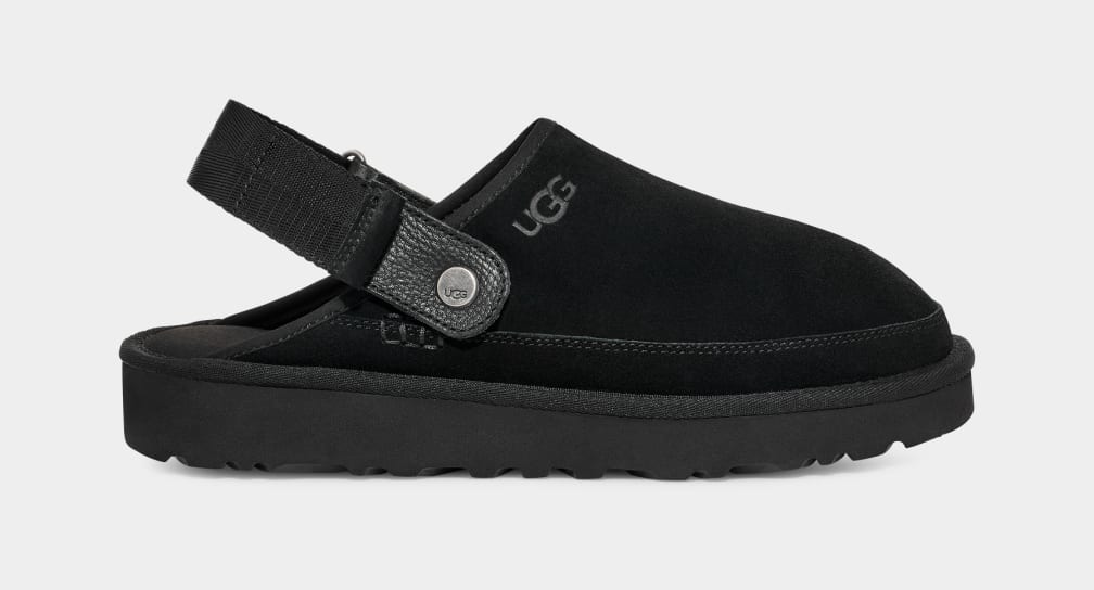 Sandalias Ugg Goldencoast Hombre Negras | Argentina VQPZXDI-96