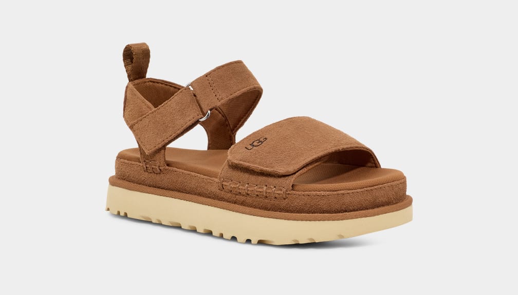 Sandalias Ugg Goldenstar Mujer Marrones | Argentina TNPGAIS-53