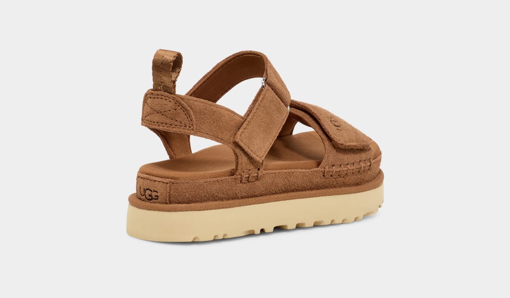 Sandalias Ugg Goldenstar Mujer Marrones | Argentina TNPGAIS-53