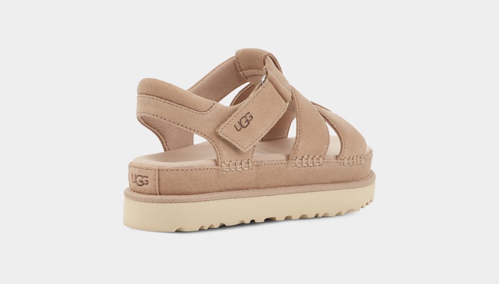 Sandalias Ugg Goldenstar Strap Mujer Marrones | Argentina DXOIUCF-98