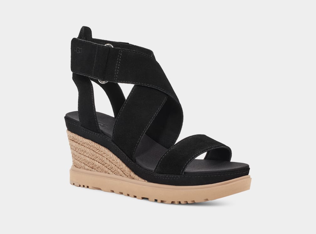 Sandalias Ugg Ileana Mujer Negras | Argentina ZLFHVIR-13