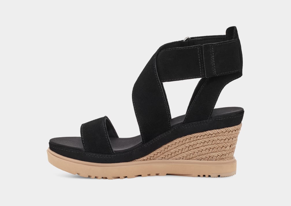 Sandalias Ugg Ileana Mujer Negras | Argentina ZLFHVIR-13