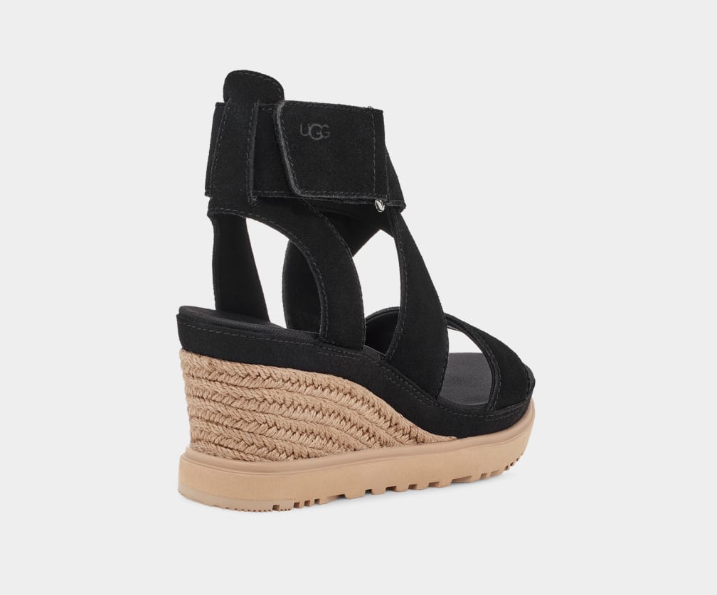 Sandalias Ugg Ileana Mujer Negras | Argentina ZLFHVIR-13