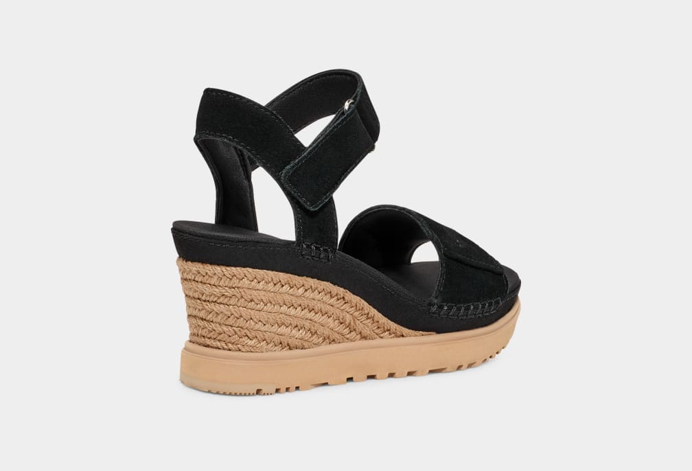 Sandalias Ugg Ileana Strap Mujer Negras | Argentina YQAWRED-65