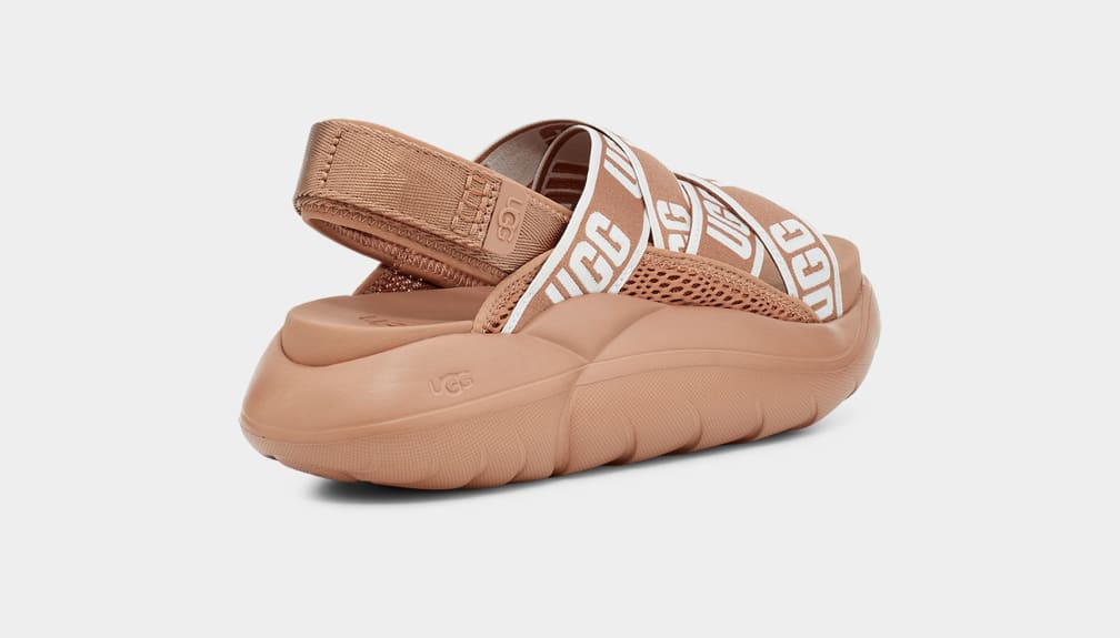 Sandalias Ugg LA Cloud Mujer Marrones | Argentina JNSBTIE-41