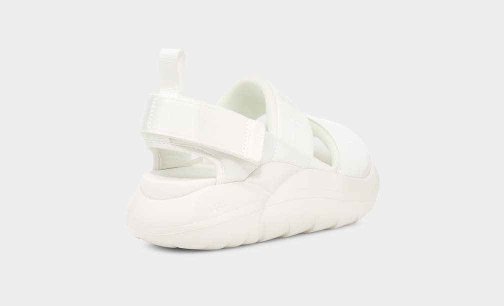 Sandalias Ugg LA Cloud Sport Mujer Blancas | Argentina PNZWCVS-19