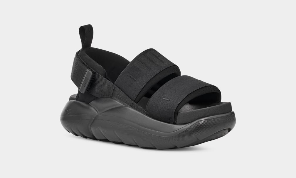 Sandalias Ugg LA Cloud Sport Mujer Negras | Argentina ITHMXQZ-43