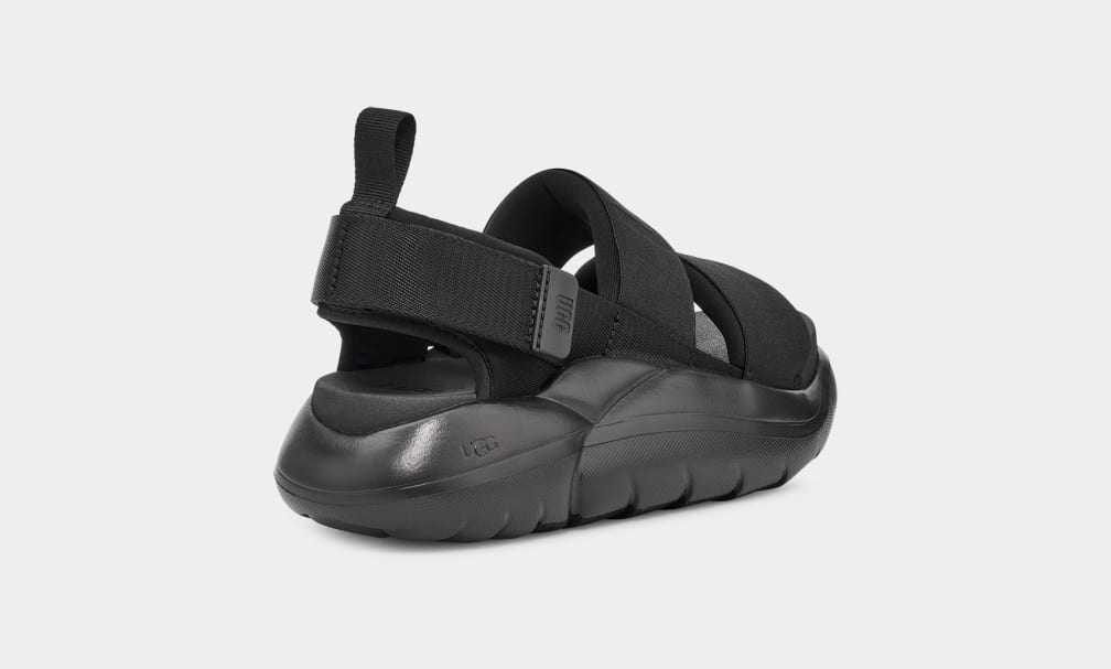 Sandalias Ugg LA Cloud Sport Mujer Negras | Argentina ITHMXQZ-43