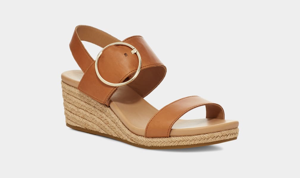 Sandalias Ugg Navee Mujer Marrones | Argentina SZRKIMO-60