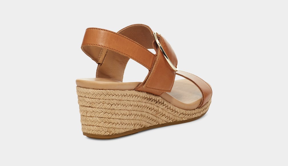 Sandalias Ugg Navee Mujer Marrones | Argentina SZRKIMO-60