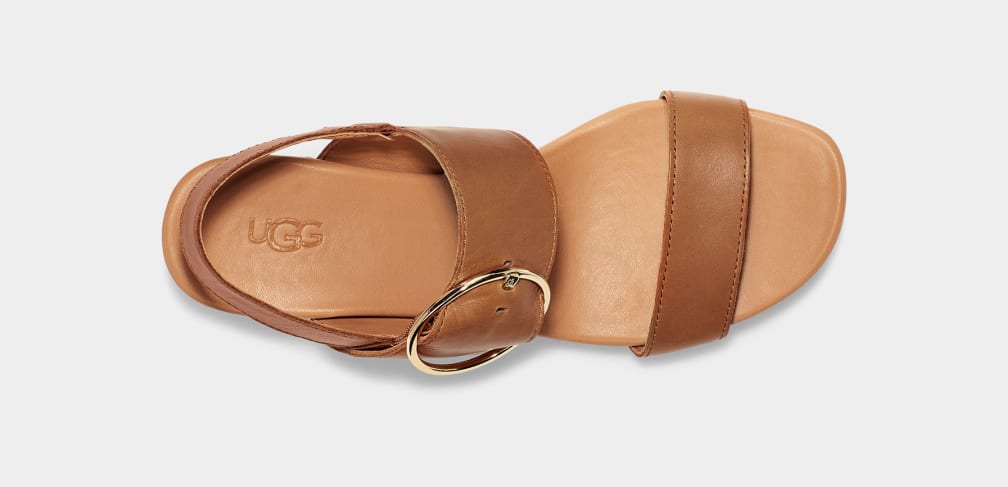 Sandalias Ugg Navee Mujer Marrones | Argentina SZRKIMO-60