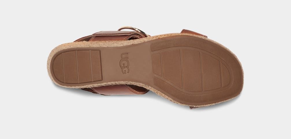 Sandalias Ugg Navee Mujer Marrones | Argentina SZRKIMO-60