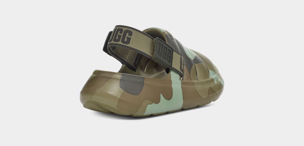 Sandalias Ugg Sport Yeah Camopop Niños Verde | Argentina DTHQGKC-16