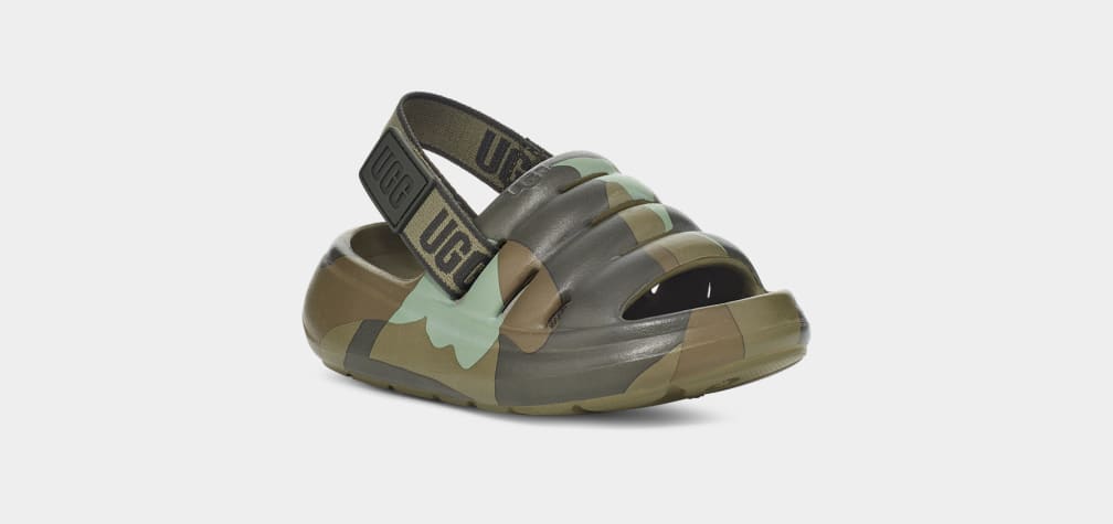 Sandalias Ugg Sport Yeah Camopop Niños Verde | Argentina YEQTDMZ-74