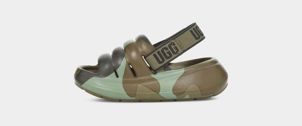 Sandalias Ugg Sport Yeah Camopop Niños Verde | Argentina YEQTDMZ-74