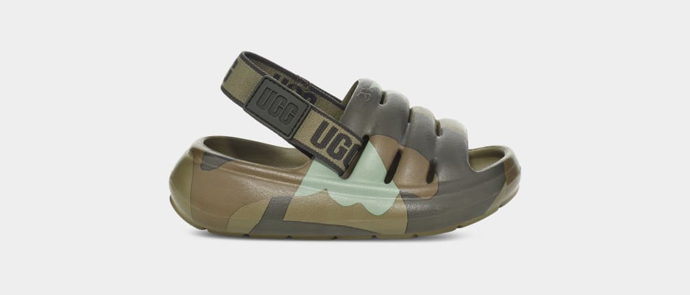 Sandalias Ugg Sport Yeah Camopop Niños Verde | Argentina YEQTDMZ-74