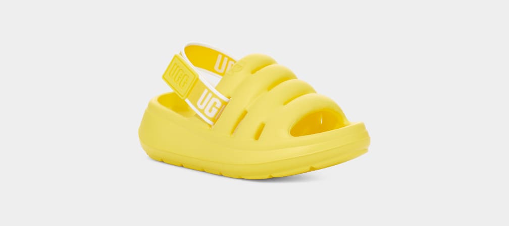 Sandalias Ugg Sport Yeah Niños Amarillo | Argentina WIYJSTQ-09