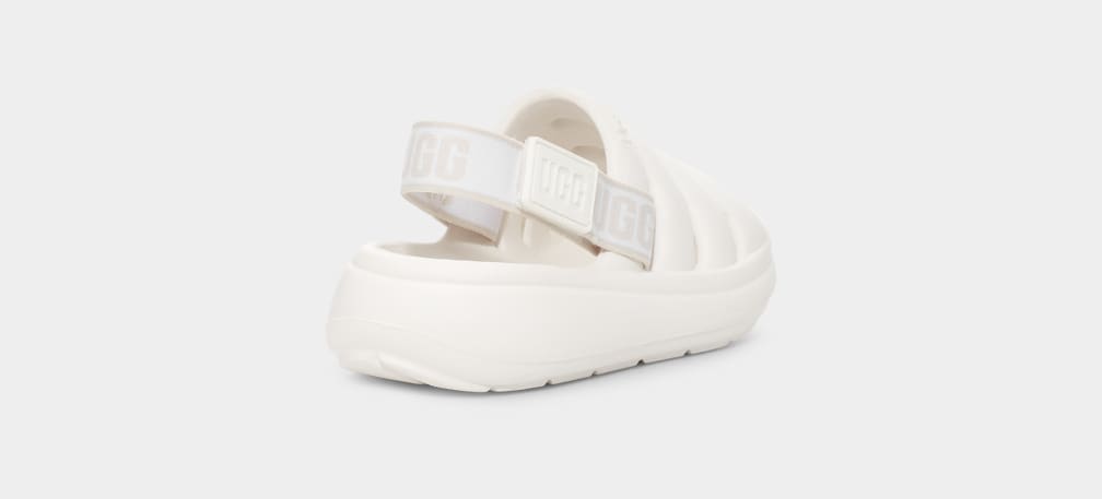 Sandalias Ugg Sport Yeah Niños Blancas | Argentina SFBQDTO-41