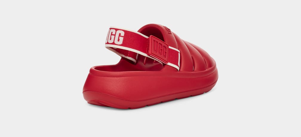 Sandalias Ugg Sport Yeah Niños Rojas | Argentina XBNFRGA-97