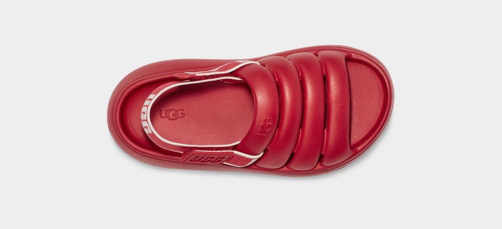 Sandalias Ugg Sport Yeah Niños Rojas | Argentina XBNFRGA-97