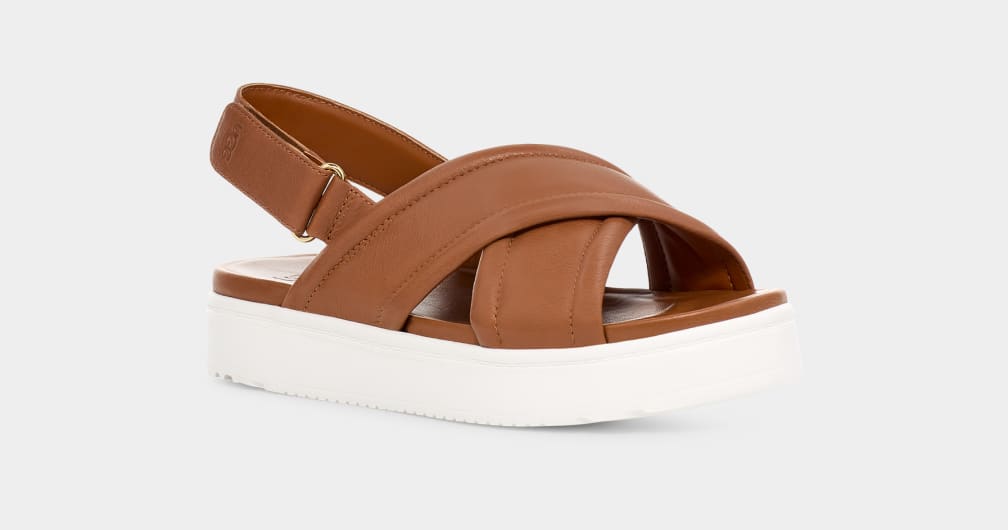 Sandalias Ugg Zayne Slingback Mujer Kaki | Argentina VYXJPBO-69