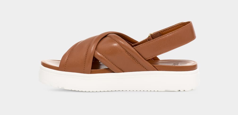 Sandalias Ugg Zayne Slingback Mujer Kaki | Argentina VYXJPBO-69