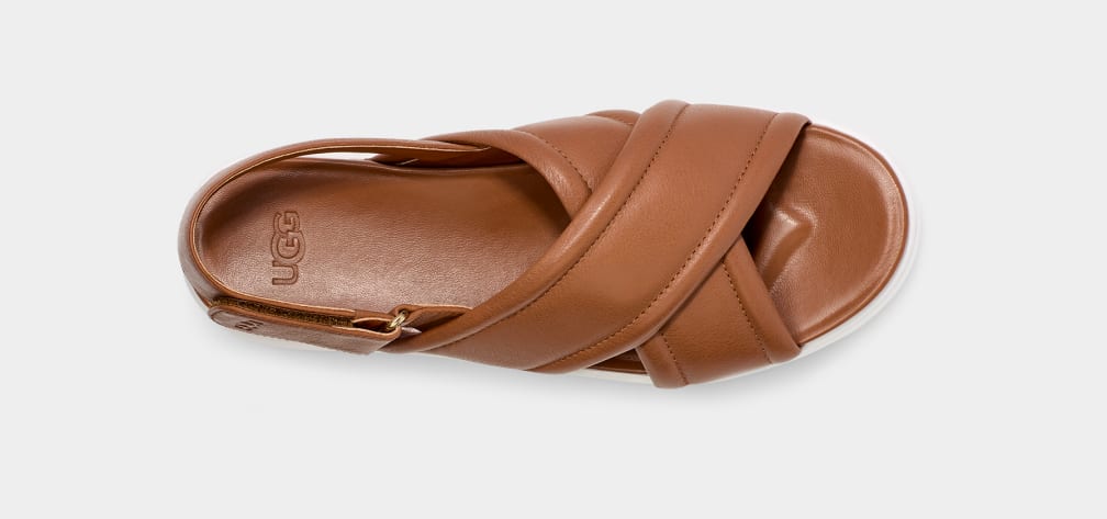 Sandalias Ugg Zayne Slingback Mujer Kaki | Argentina VYXJPBO-69