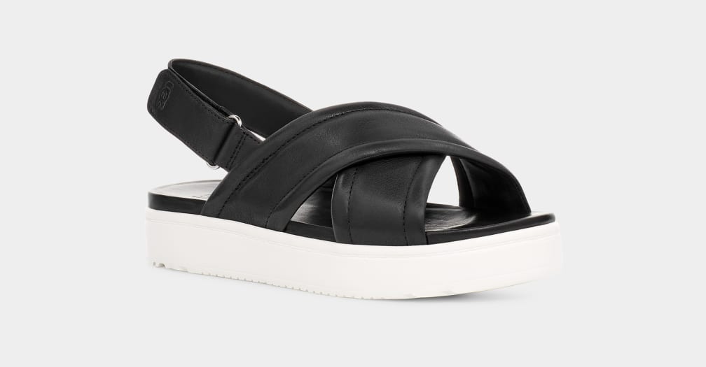 Sandalias Ugg Zayne Slingback Mujer Negras | Argentina BJDKUPG-63