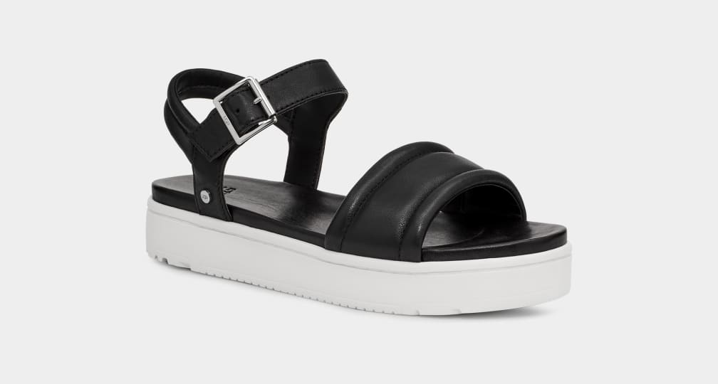 Sandalias Ugg Zayne Strap Mujer Negras | Argentina GAWYHIO-45