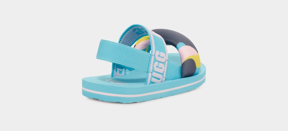 Sandalias Ugg Zuma Sling Camopop Niños Azules | Argentina YTGFQRI-60