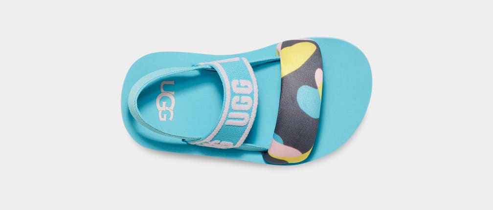 Sandalias Ugg Zuma Sling Camopop Niños Azules | Argentina YTGFQRI-60