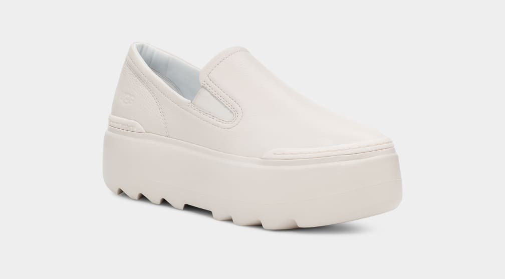 Slip On Ugg Marin Mega Mujer Blancas | Argentina XNHGQRL-43