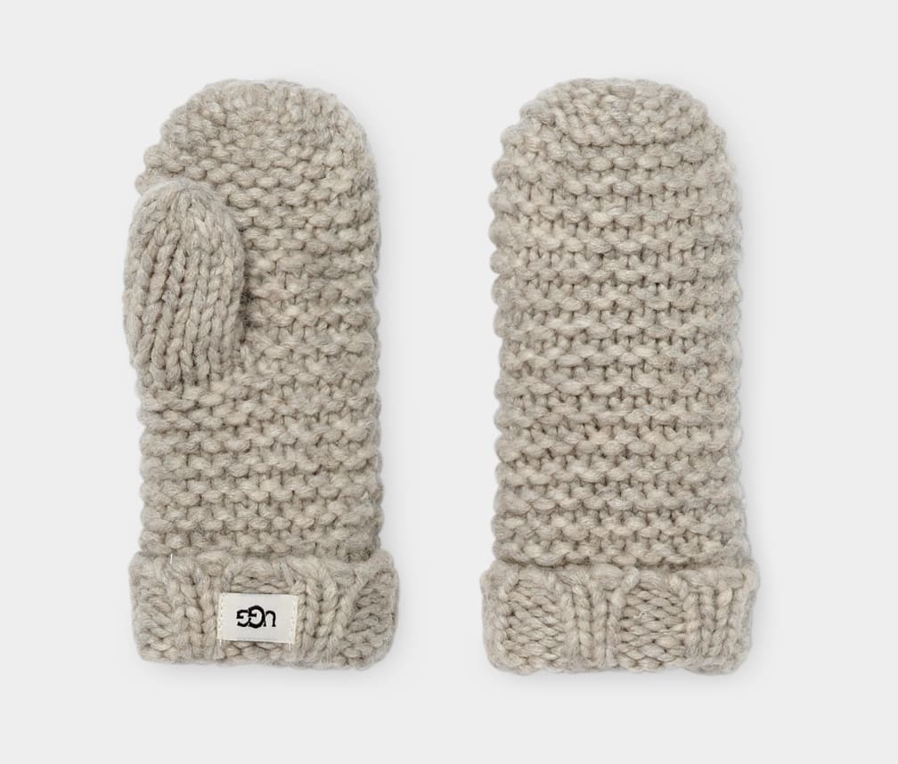 Sombreros Ugg Knit Mitten Niños Gris Claro | Argentina NBGEFDL-28