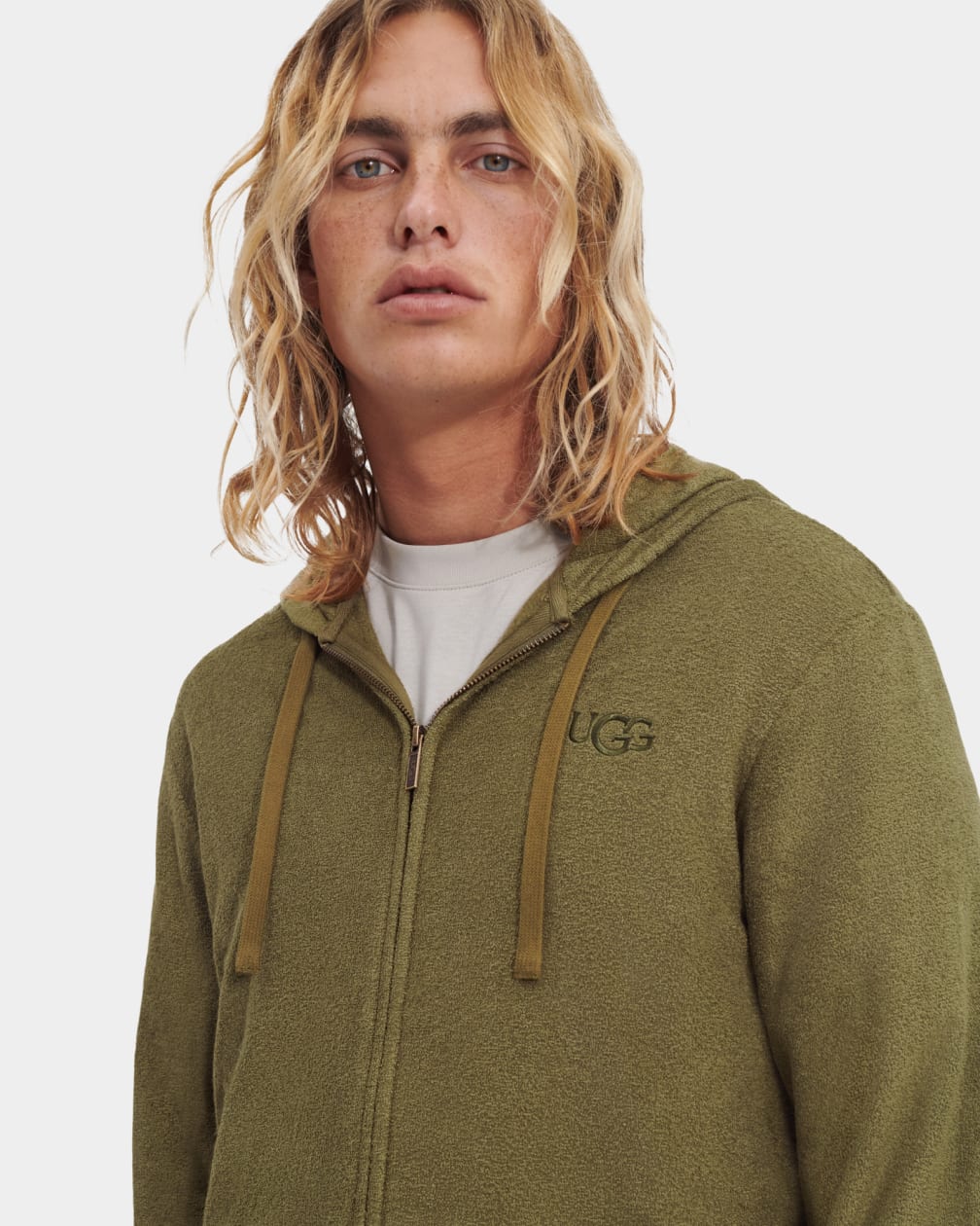 Sudadera Ugg Edmond Hombre Verde Oliva | Argentina KPDLAXR-72